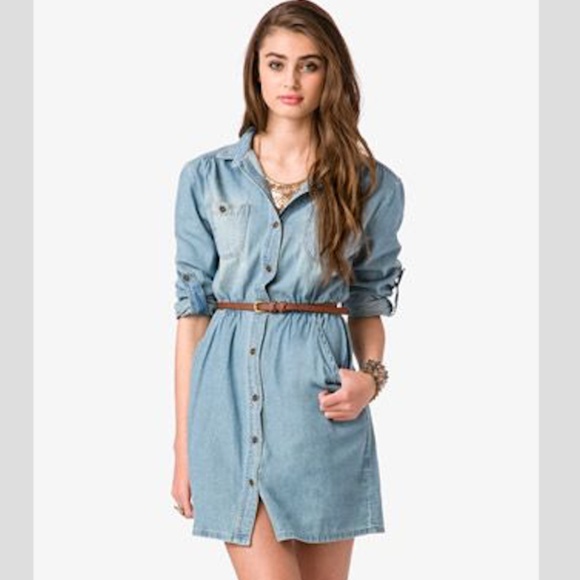 forever 21 jeans dress